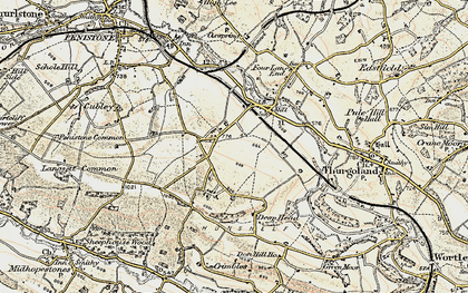 Old map of Roughbirchworth in 1903
