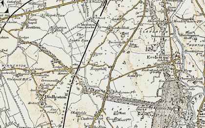 Old map of Roughhill in 1902-1903