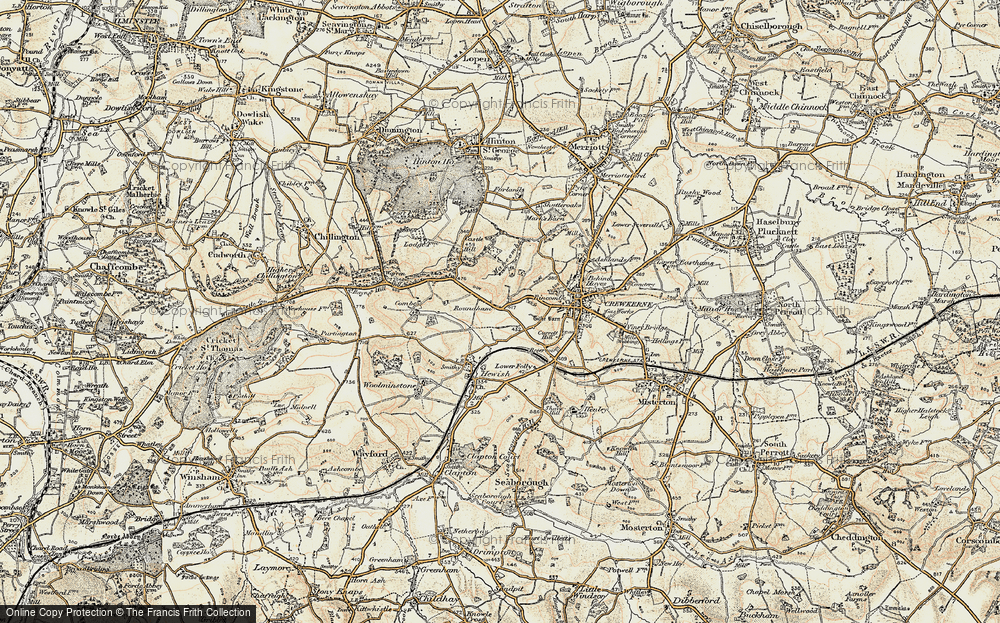 Old Map of Roundham, 1898-1899 in 1898-1899