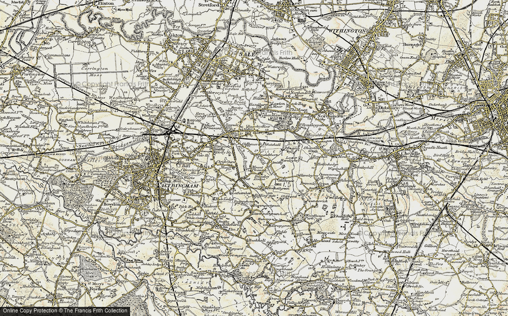 Old Map of Roundthorn, 1903 in 1903