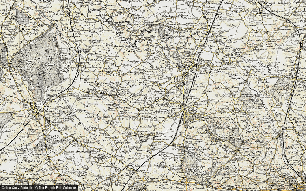Old Map of Row-of-trees, 1902-1903 in 1902-1903