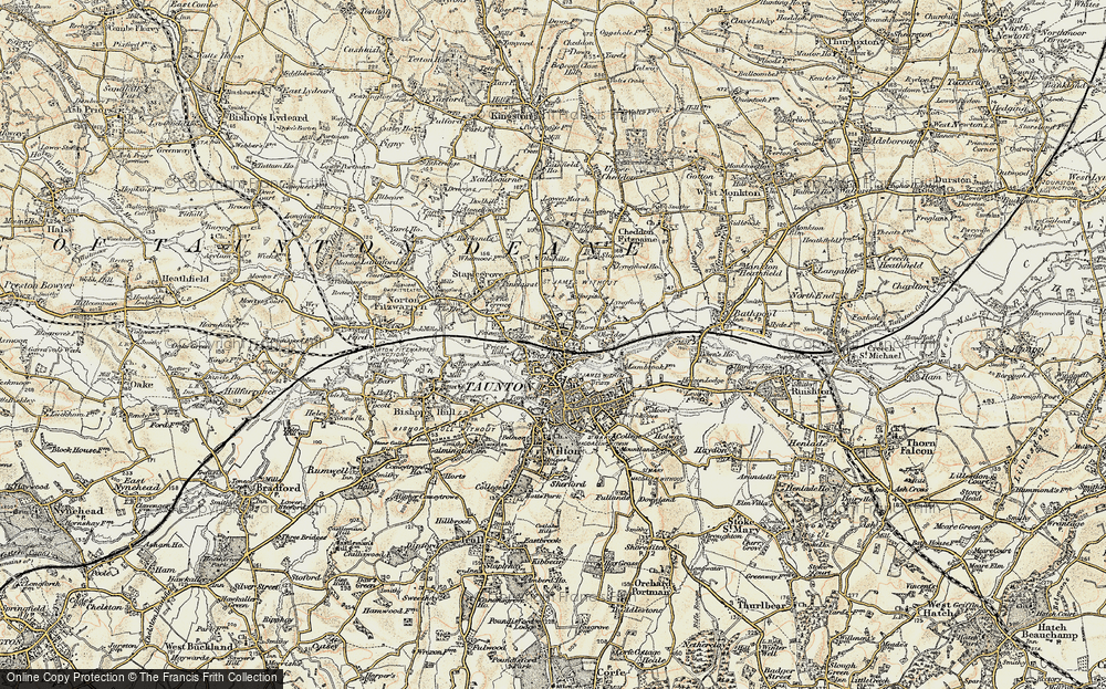 Old Map of Rowbarton, 1898-1900 in 1898-1900