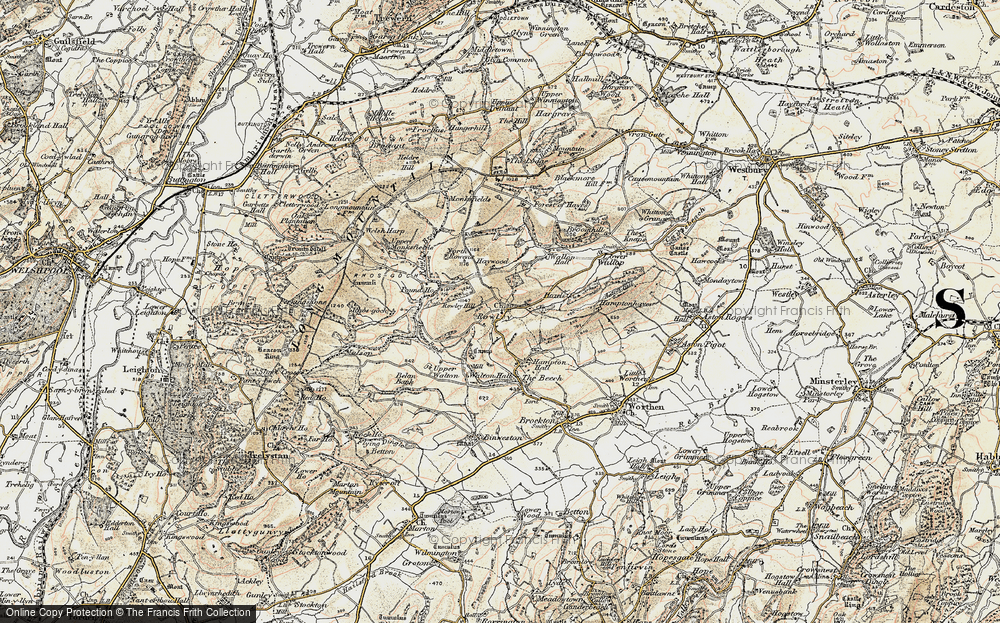 Old Map of Rowley, 1902 in 1902