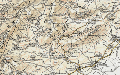 Old map of Rowley in 1902