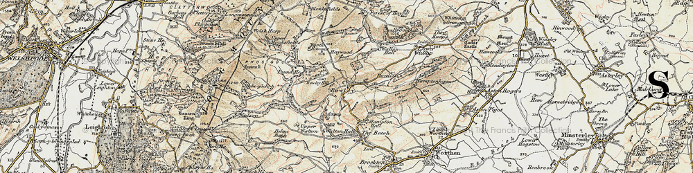 Old map of Rowley in 1902
