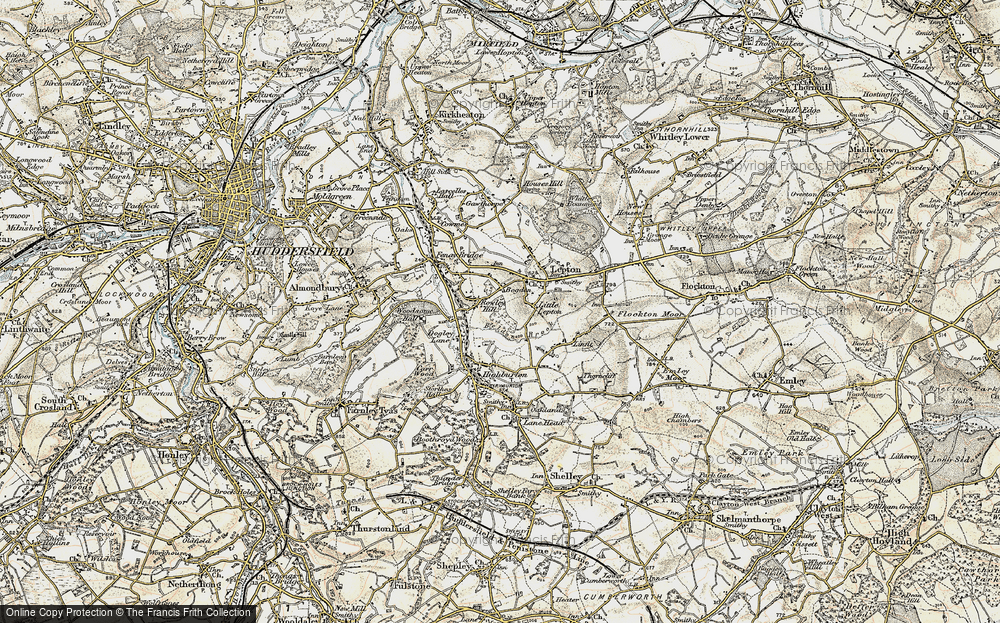 Old Map of Rowley Hill, 1903 in 1903