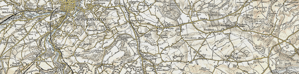 Old map of Rowley Hill in 1903