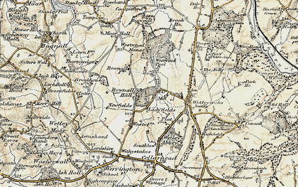 Old map of Rownall in 1902