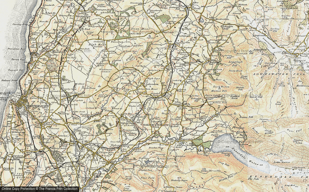 Old Map of Rowrah, 1901-1904 in 1901-1904