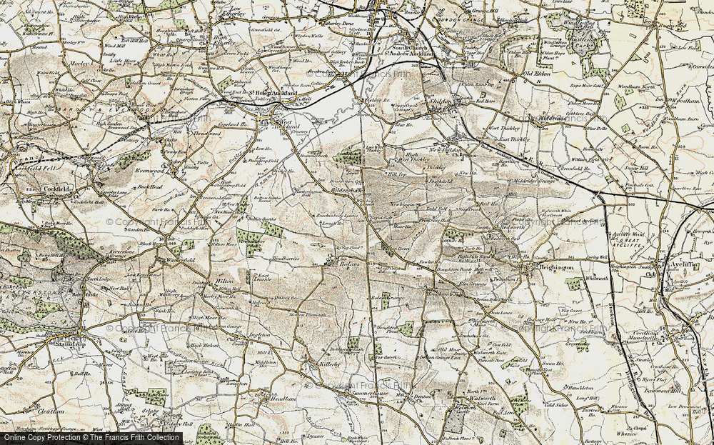 Old Map of Royal Oak, 1903-1904 in 1903-1904