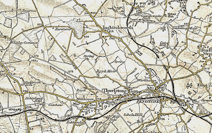 Old map of Royd Moor in 1903