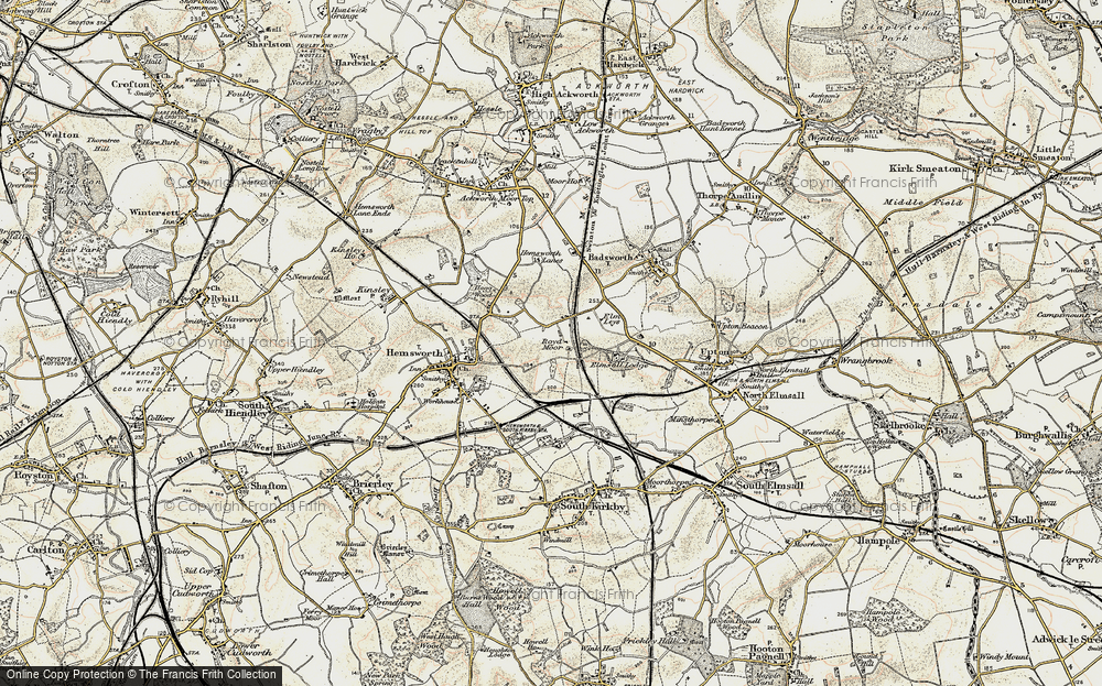 Old Map of Royd Moor, 1903 in 1903