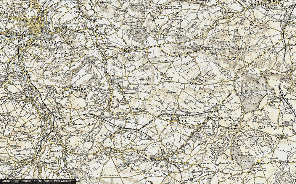 Old Map of Roydhouse, 1903 in 1903