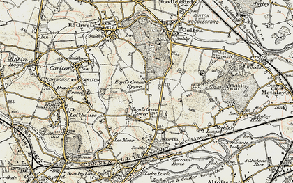 Old map of Royds Green in 1903