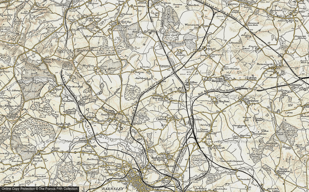 Old Map of Royston, 1903 in 1903