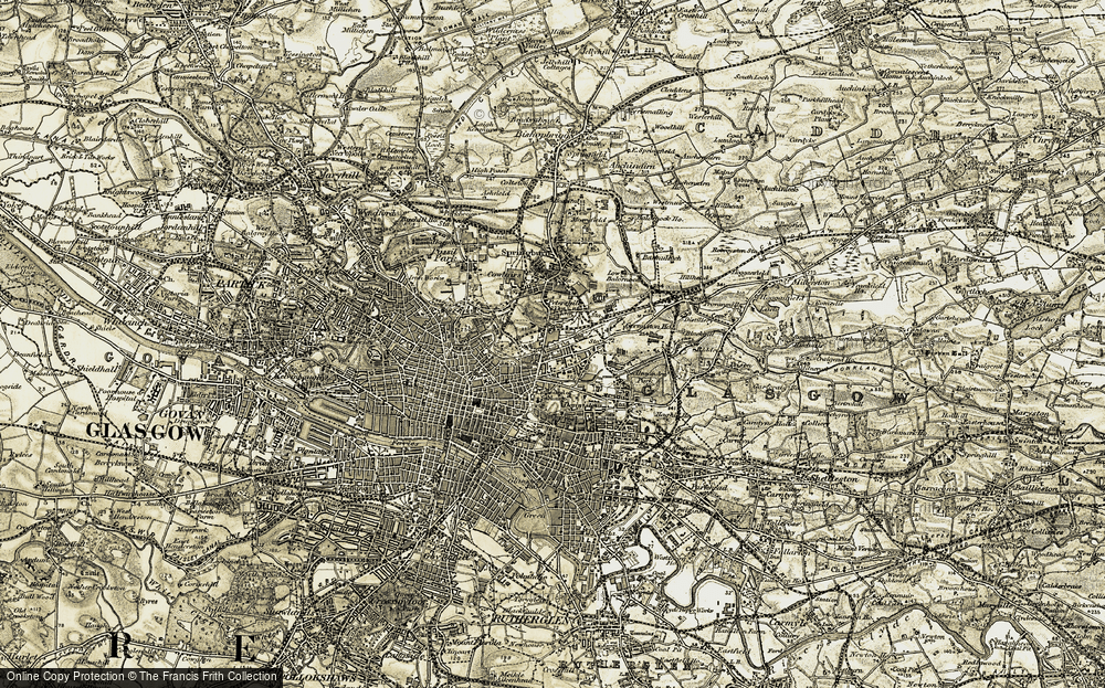 Old Map of Royston, 1904-1905 in 1904-1905