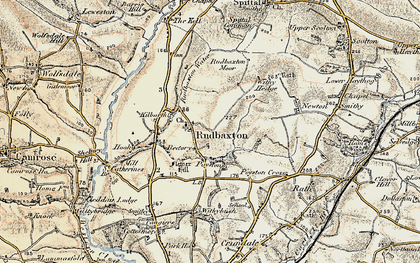 Old map of Rudbaxton in 1901-1912