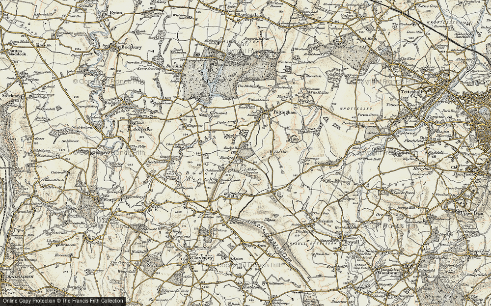 Old Map of Rudge, 1902 in 1902