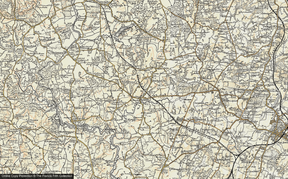 Old Map of Rudgwick, 1897-1900 in 1897-1900