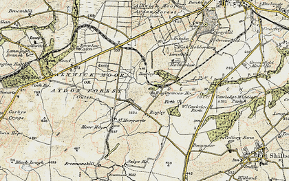 Old map of Rugley in 1901-1903
