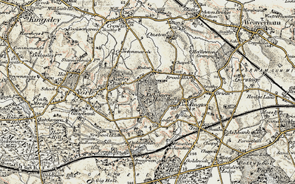 Old map of Ruloe in 1902-1903