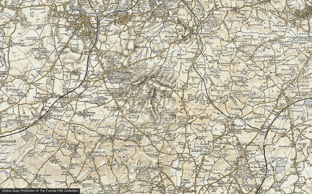 Old Map of Rumbow Cottages, 1901-1902 in 1901-1902