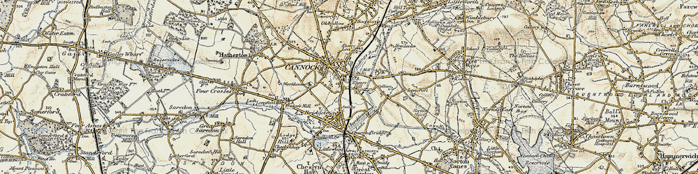 Old map of Rumer Hill in 1902