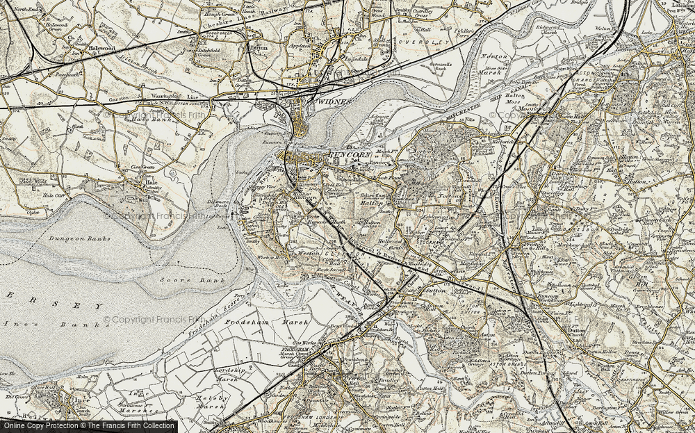 Old Map of Runcorn, 1902-1903 in 1902-1903