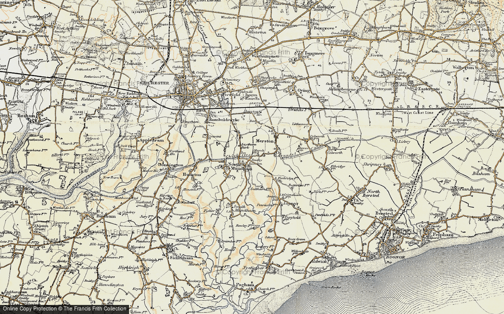 Old Map of Runcton, 1897-1899 in 1897-1899
