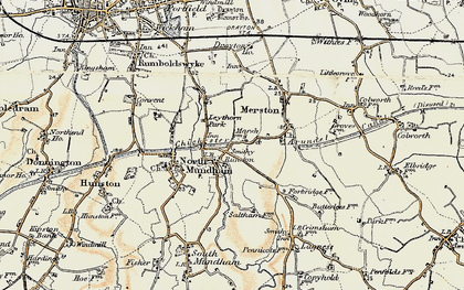Old map of Runcton in 1897-1899