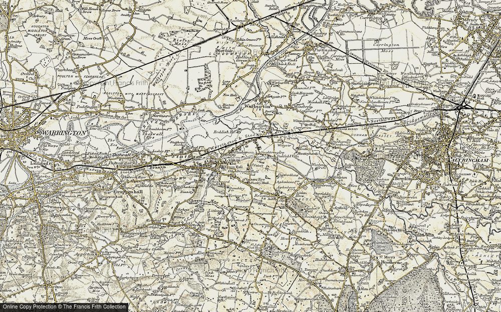 Old Map of Rushgreen, 1903 in 1903