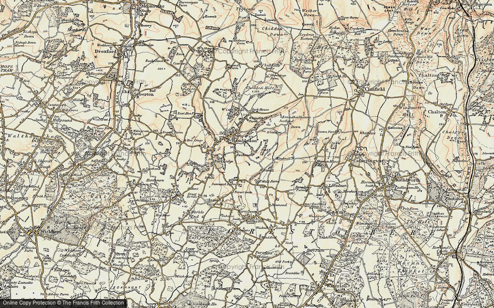 Old Map of Rushmere, 1897-1900 in 1897-1900