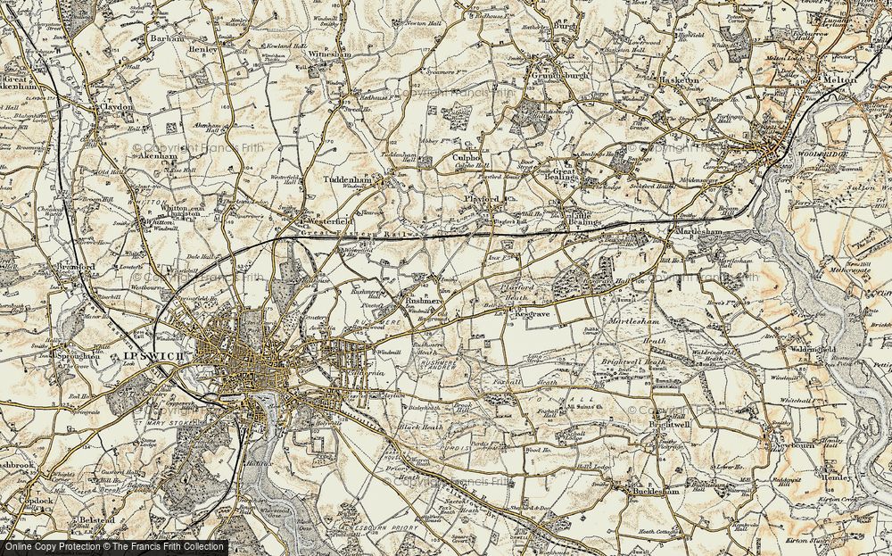 Old Map of Rushmere Street, 1898-1901 in 1898-1901