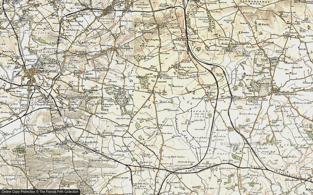 Old Map of Rushyford, 1903-1904 in 1903-1904