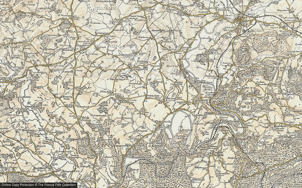 Old Map of Ruxton Green, 1899-1900 in 1899-1900
