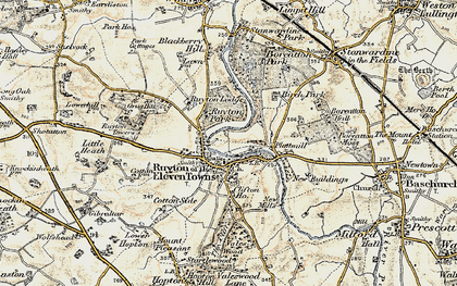 Old map of Ruyton-XI-Towns in 1902