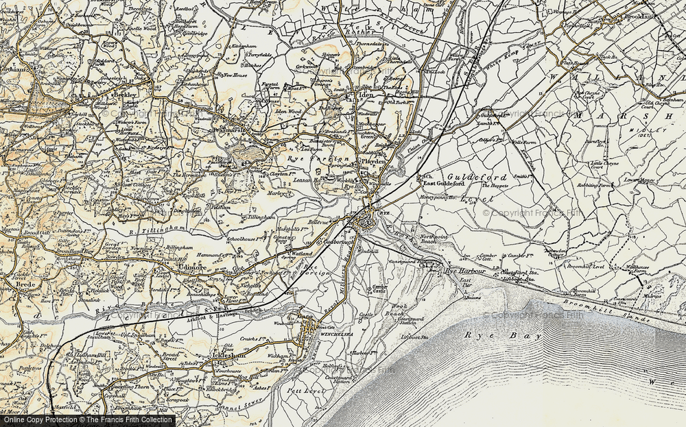 Old Maps Of Rye Sussex Francis Frith