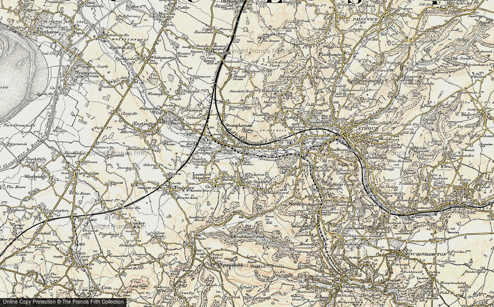 Old Map of Ryeford, 1898-1900 in 1898-1900