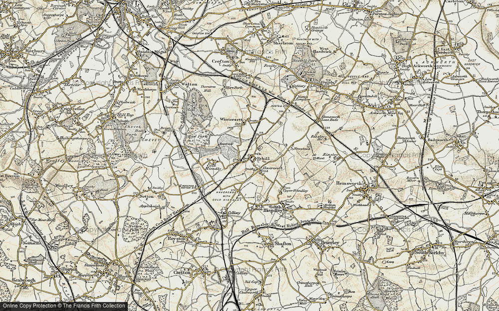 Old Map of Ryhill, 1903 in 1903