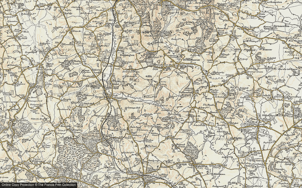 Old Map of Ryton, 1899-1900 in 1899-1900