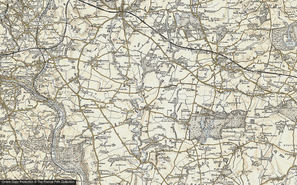 Old Map of Ryton, 1902 in 1902