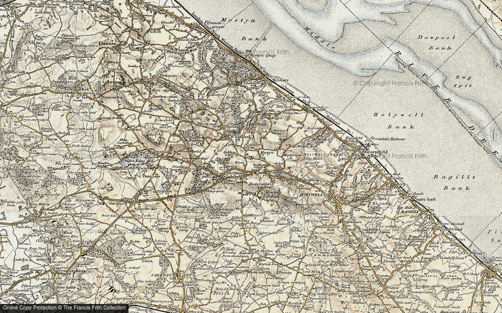Old Map of Saith ffynnon, 1902-1903 in 1902-1903