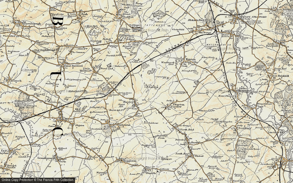 Old Map of Salden, 1898 in 1898
