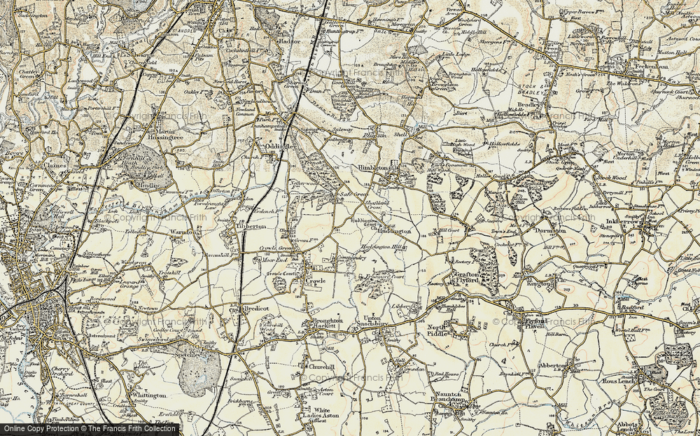 Old Map of Sale Green, 1899-1902 in 1899-1902