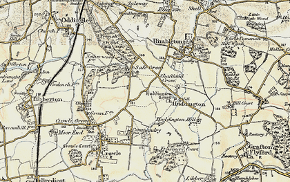 Old map of Sale Green in 1899-1902