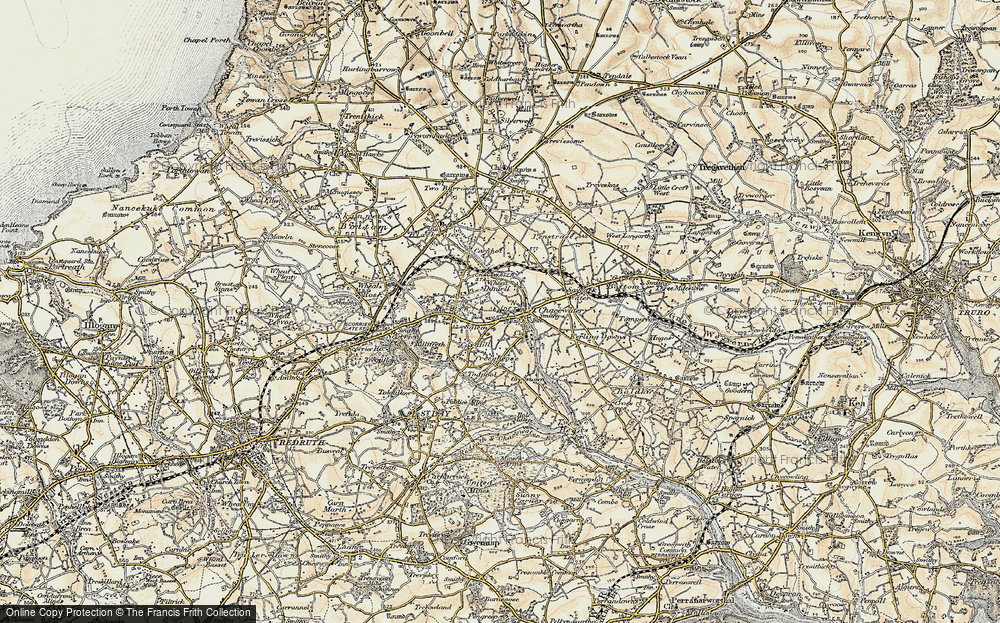 Old Map of Salem, 1900 in 1900