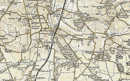 Old map of Saleway in 1899-1902