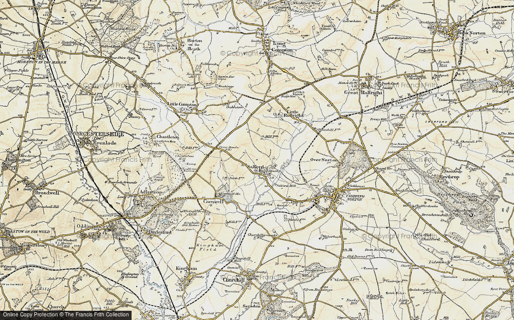 Old Map of Salford, 1899 in 1899