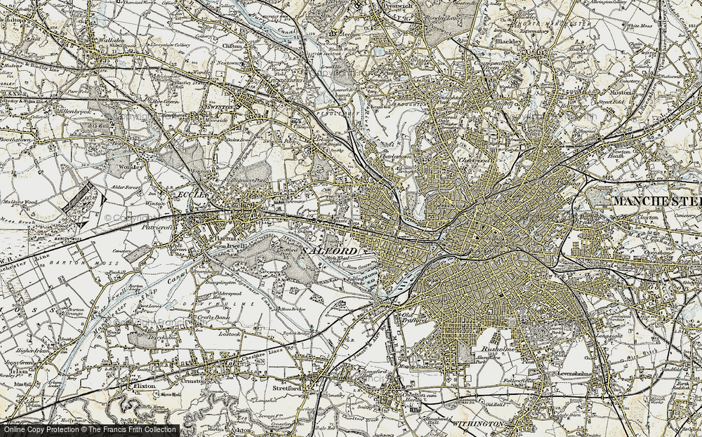 Old Map of Salford, 1903 in 1903
