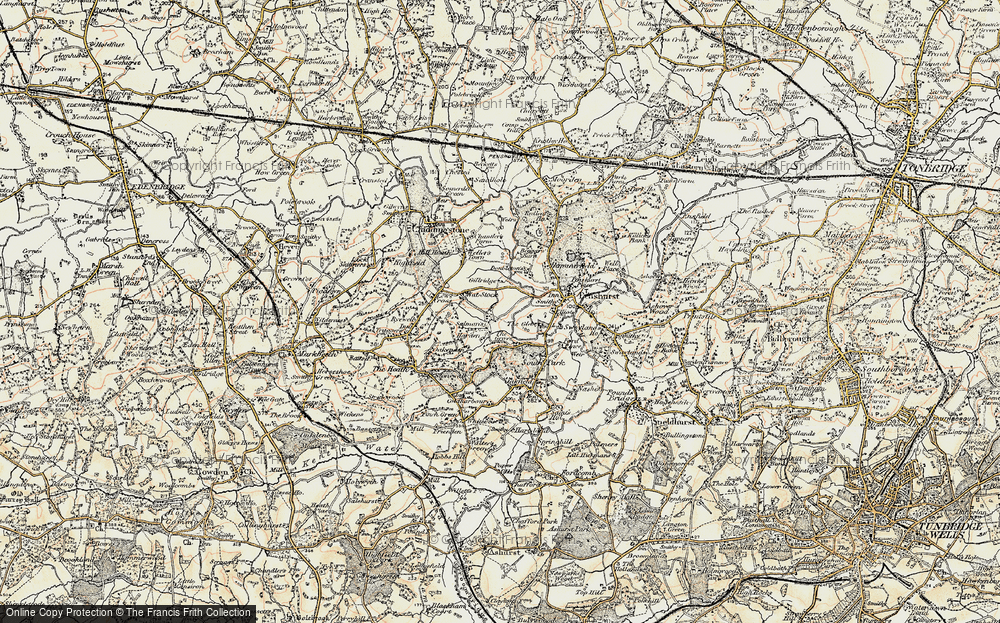Old Map of Salmans, 1897-1898 in 1897-1898